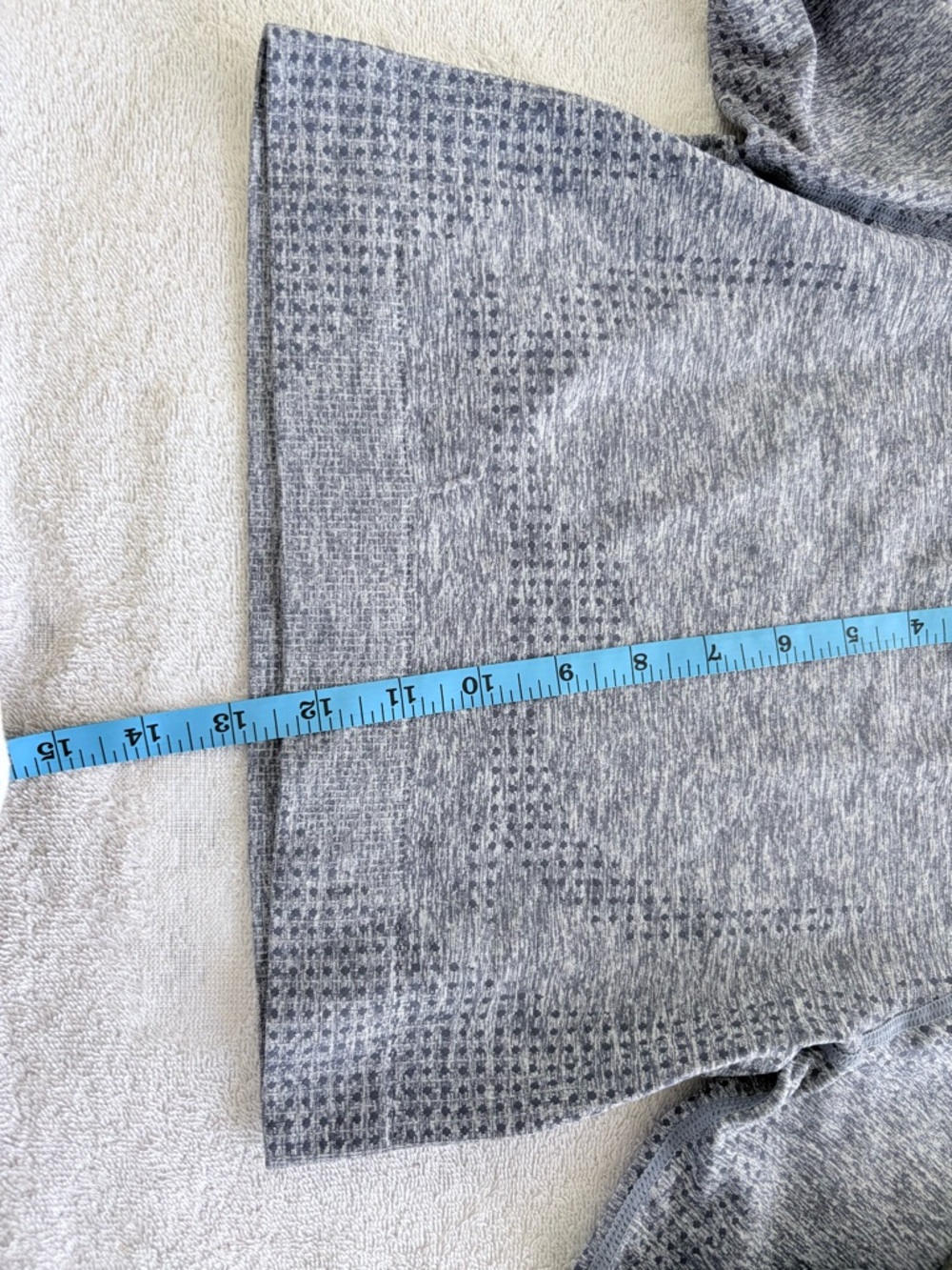Gymshark Grey Seamless Crop Top and Leggings Set Sz Small EUC - Picture 15 of 15